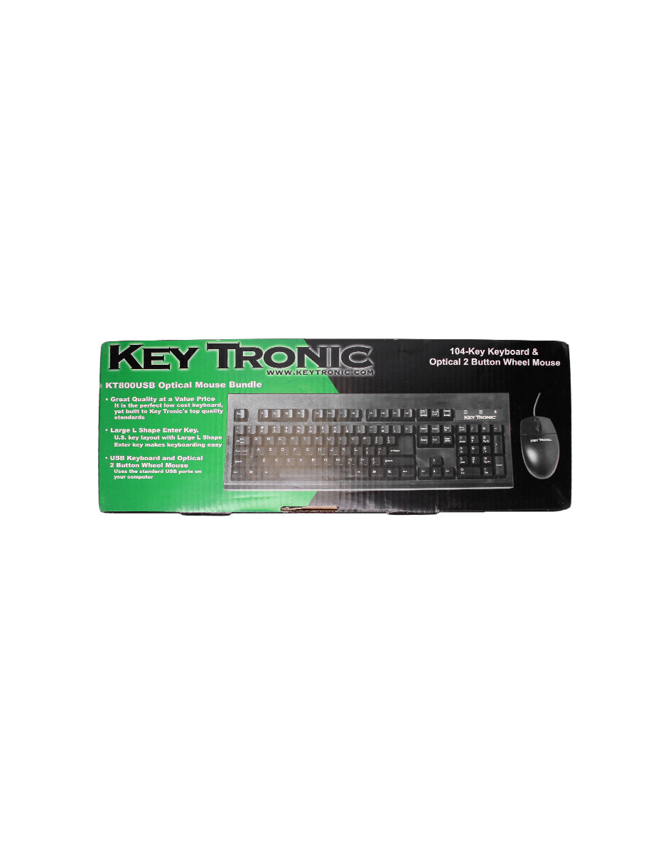 Kit de Teclado y Mouse Key Tronic USB Usado Grado B