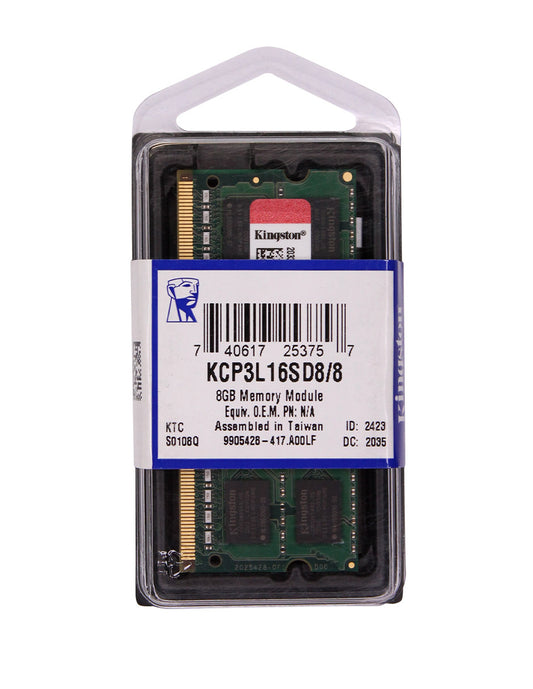 Memoria Kingston DDR3 DIMM 1600MHz 8GB Grado C