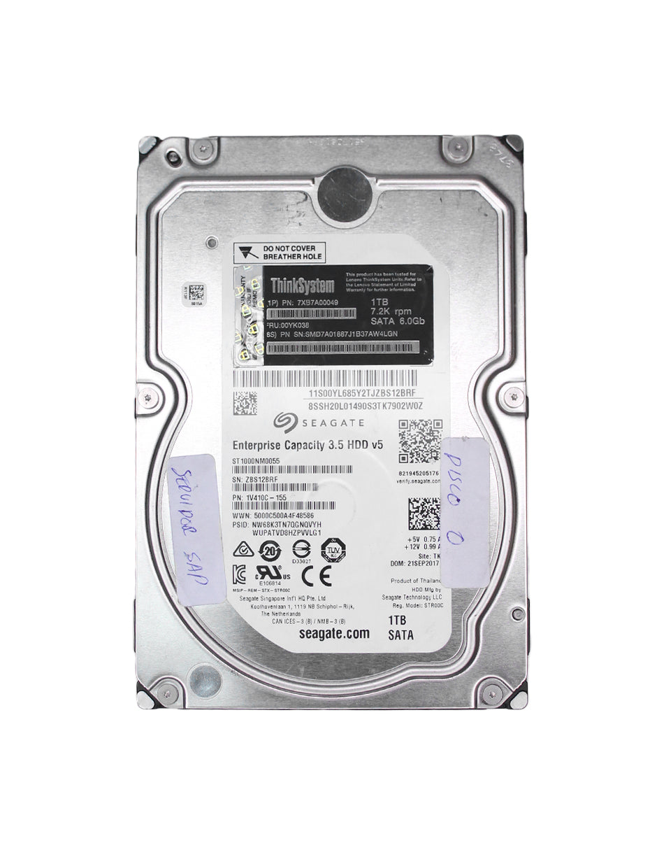Disco Duro 1Tb SATA para Servidor SR650 Grado B