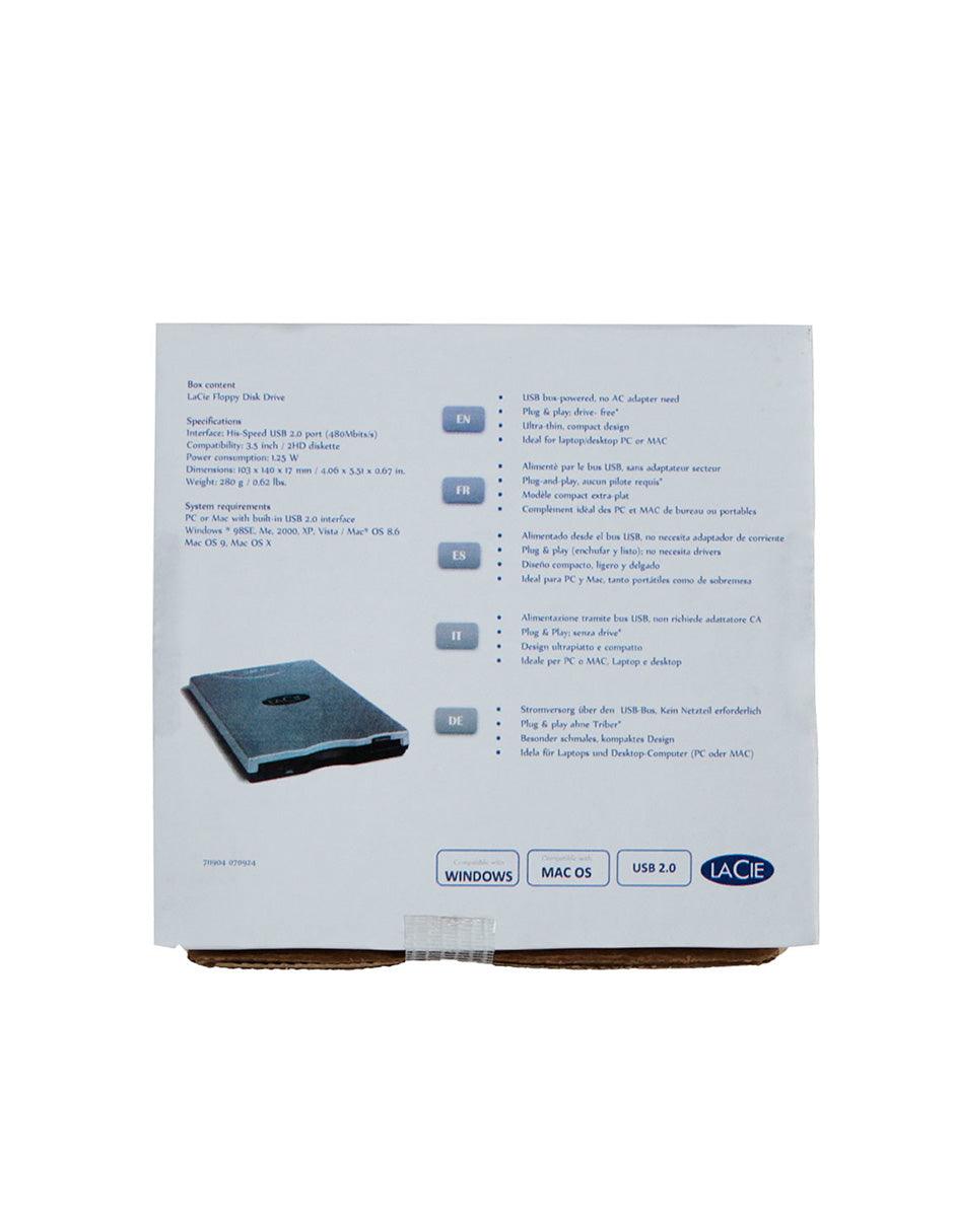 Disquete LaCie Floppy drive USB 1.44MB Noknoc