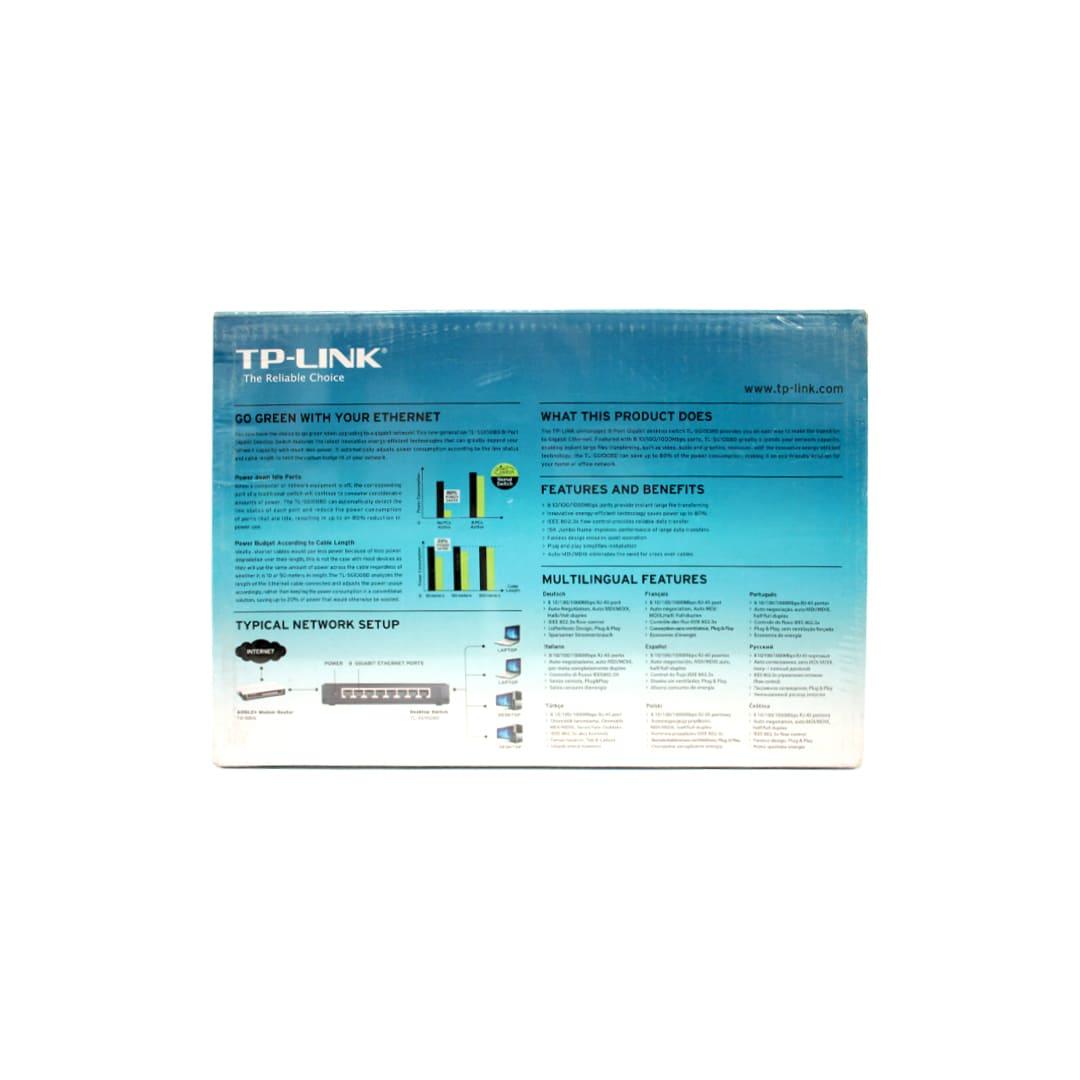 Switch 8 Puertos TP-LINK Mod. TL-SG1008D Grado A - Noknoc