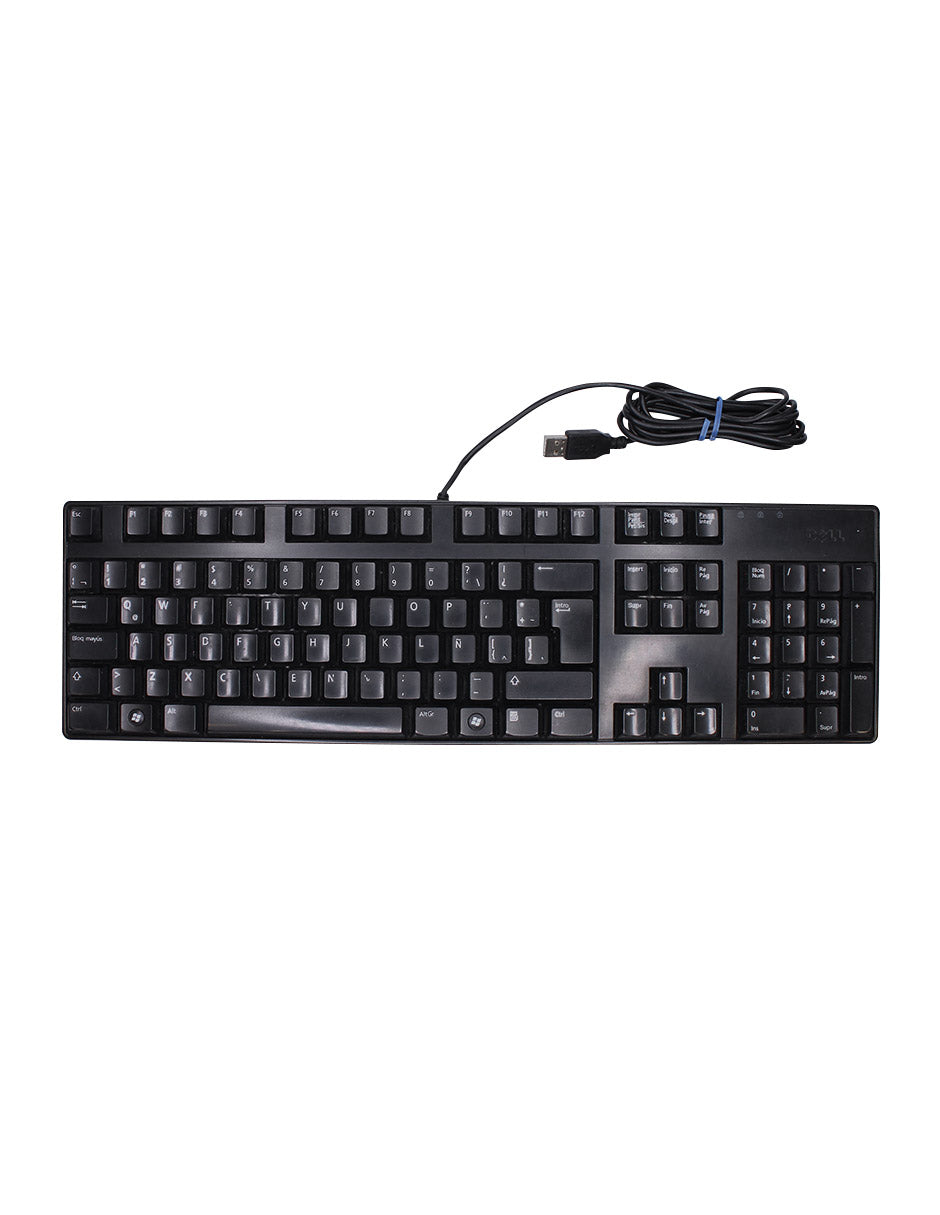 Teclado DELL USB  Modelo KB212-B Grado B